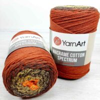Ярнарт Макраме Котон Спектрум (YarnArt Macrame Сotton Spectrum) 250г/225м 1303 рудий