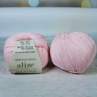 Алізе Меріно роял (Alize Merino Royal) 50г/100м 031 світло-рожевий