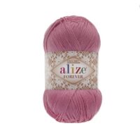 Алізе Фореве (Alize Flower Crochet) 50г/300м 039 рожевий
