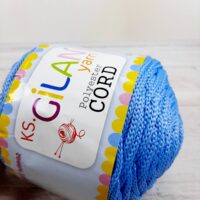 Шнур КС. Гілан Ярн Корд (КS.Gilan yarn Cord) 500г/110м блакитний