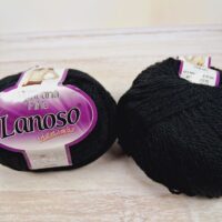 Ланосо Алпакана Файн (Lanoso Alpacana Fine) 100г/220м 960 чорний