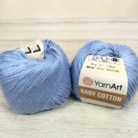 ЯрнАрт Бебi Котон (YarnArt Baby Cotton) 50г/165м 448 блакитний