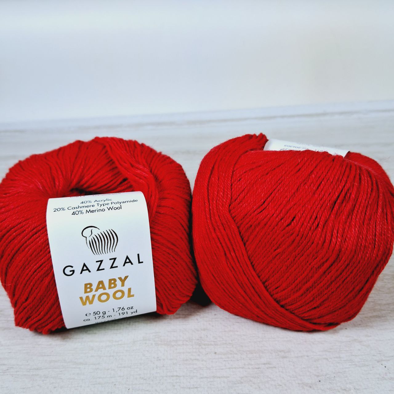 Газзал Бебі Вул (Gazzal Baby Wool) 50г/200м 811 алий