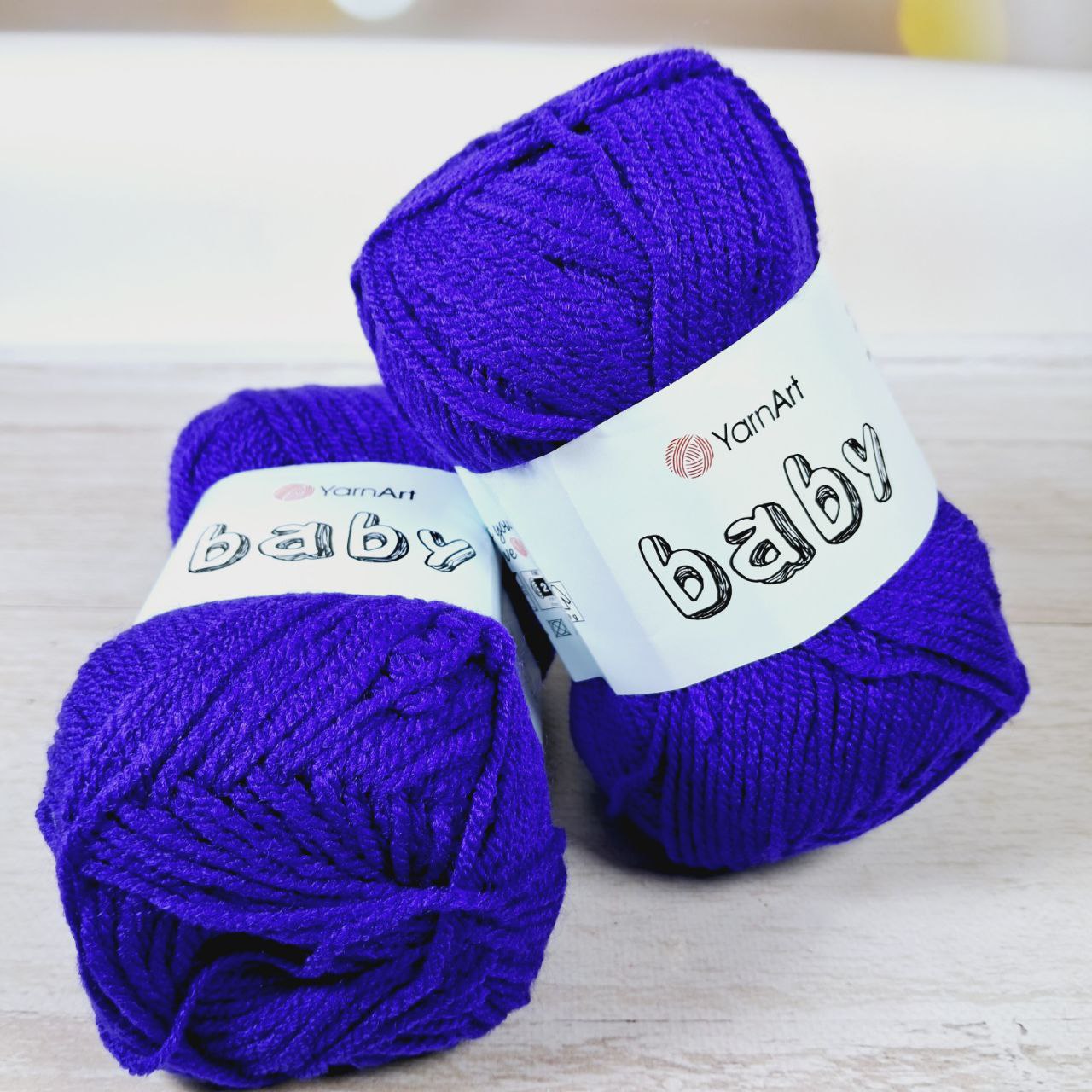 ЯрнАрт Бебі (YarnArt Baby) 50г/150м 203 темно фіолетовий