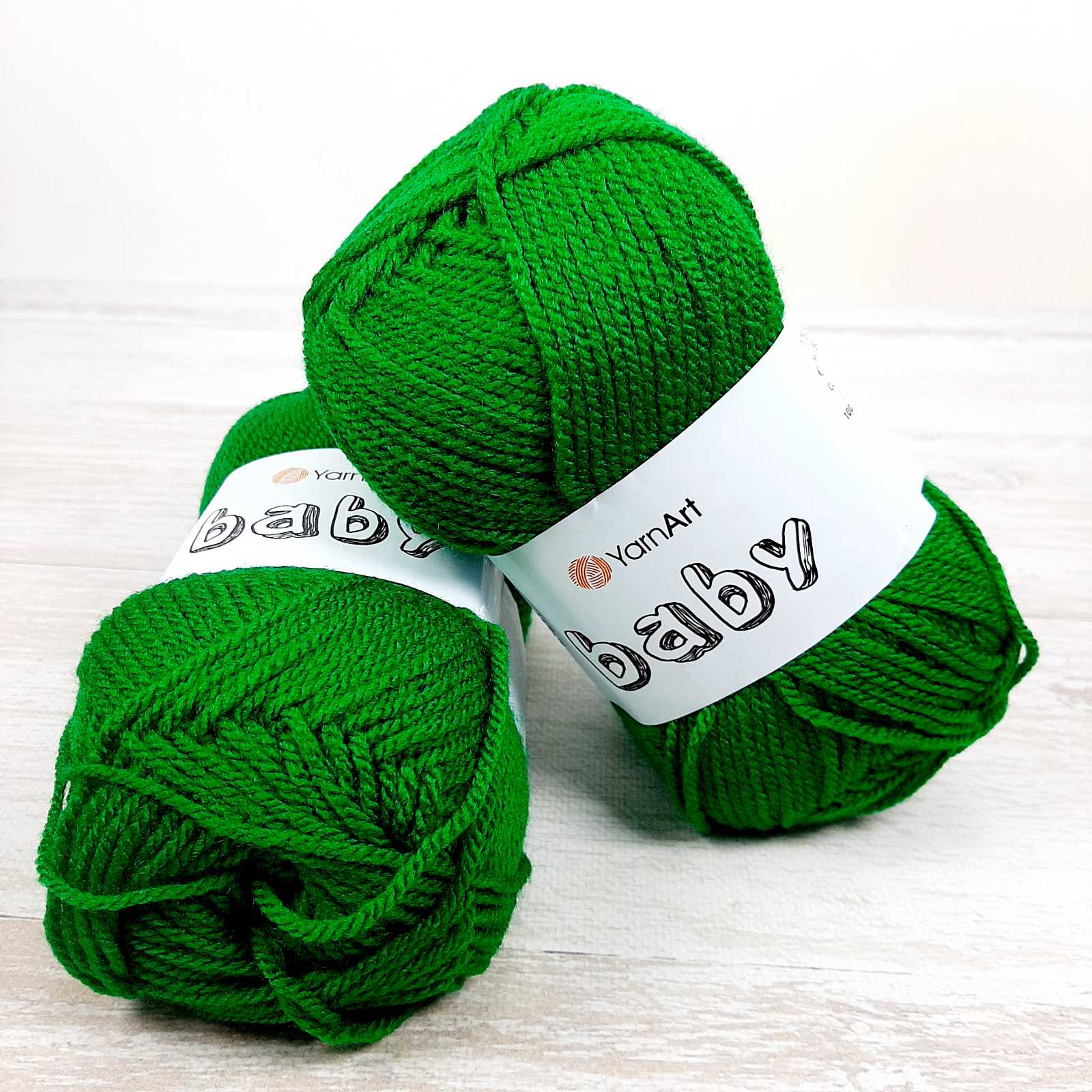 ЯрнАрт Бебі (YarnArt Baby) 50г/150м 338 зелений