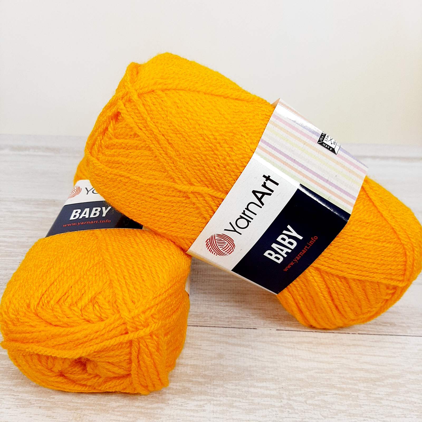 ЯрнАрт Бебі (YarnArt Baby) 50г/150м 586 жовток