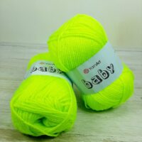 ЯрнАрт Бебі (YarnArt Baby) 50г/150м 8232 зелений неон