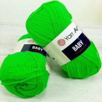 ЯрнАрт Бебі (YarnArt Baby) 50г/150м 8233 яскравий зелений