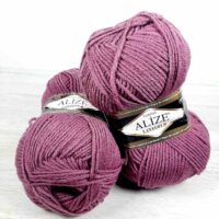 Алізе Ланаголд Класік (Alize LanaGold Classic) 100г/240м 440 троянда