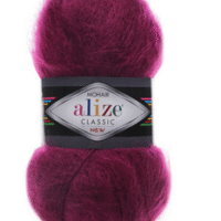 Алізе Мохер Класік (Alize Mohair Classic) 100г/200м 447 малина