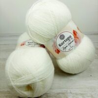 Картопу Ангора Натурал (Kartopu Angora Naturel) 100г/550м К010 білий