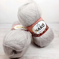 Нако Ангора Люкс (Nako Angora Lux) 100г/550м 3079 бежевий