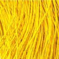 Рафія соломка пасмо 200-400г вагова однотон жовтий