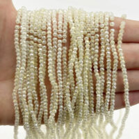 Намистини Рондель 2,5*3мм 170шт Лимонний БХ295