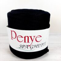 Шнур Бед Ярн Пеня (Bead Yarn Penye) 650г/120м чорний трикотаж
