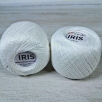 Ярнарт Ірис (YarnArt Iris) 20г/138м 910 білий