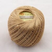 Ярнарт Ірис (YarnArt Iris) 20г/138м 930 темно-бежевий
