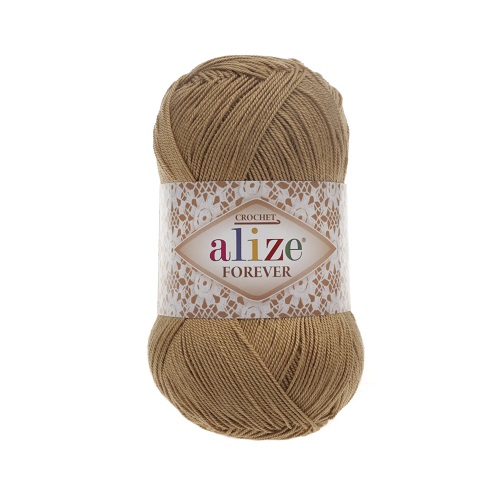 Алізе Фореве (Alize Flower Crochet) 50г/300м 298 темний беж