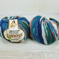 Ланосо Алпакана Колор (Lanoso Alpacana Color) 100г/220м 810 синьо-блакитний