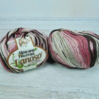 Ланосо Алпакана Колор (Lanoso Alpacana Color) 100г/220м 806 рожево-коричневий