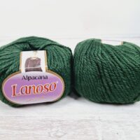 Ланосо Алпакана (Lanoso Alpacana) 100г/130м 3021 зелений