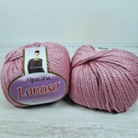 Ланосо Алпакана (Lanoso Alpacana) 100г/130м 3019 припорошена троянда