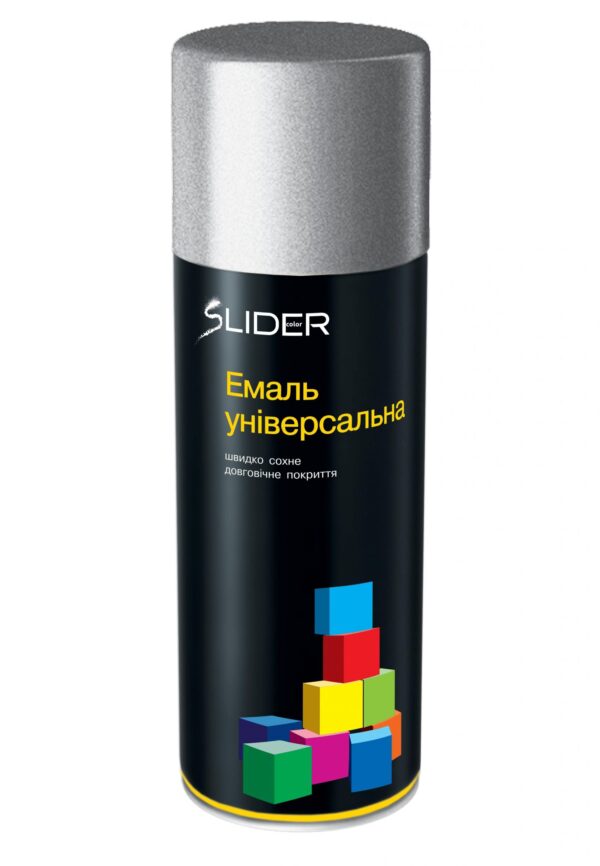 Емаль універсальна 9006 срібло 400мл Slider color