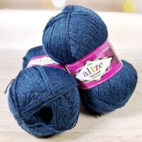 Алізе Супервош Комфорт Сокс 100 (Alize Superwash Comfort Socks) 100г/420м 846 індіго