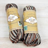Алізе Супервош Комфорт Артисан 100 (Alize Superwash Comfort Artisan) 100г/420м 9013 чорно-коричневий