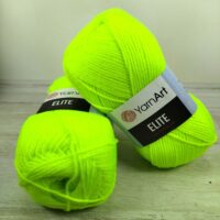 Ярнарт Еліт 100г/300м 079 жовтий неон