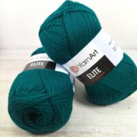 Ярнарт Еліт 100г/300м 073 темний смарагд