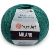 Ярнарт Мілано (YarnArt Milano) 50г/130м 873 смарагд