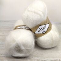 Алізе Фореве (Alize Flower Crochet) 50г/300м 055 білий