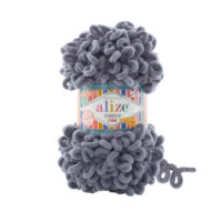 Алізе Пуффі Файн (Alize Puffy Fine) 100г/14м 119 графіт