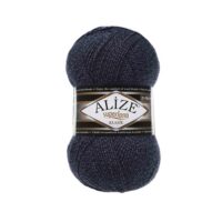 Алізе Суперлана Класік (Alize Superlana Klasik) 100г/280м 901 темно-синій твід