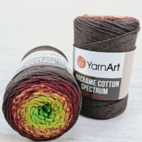 Ярнарт Макраме Котон Спектрум (YarnArt Macrame Сotton Spectrum) 250г/225м 1305 бордо