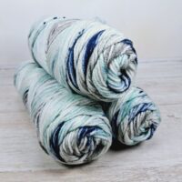 Сток акрил меланж 100г/190м сіро-синій