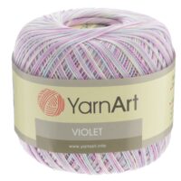 ЯрнАрт Віолет Меланж (YarnArt Violet Melange) 50г/282м 3053 біло-блакитний