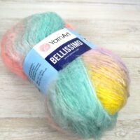 ЯрнАрт Белiсiмо (YarnArt Bellissimo) 150г/330м 1405 жовто-блакитний
