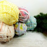 Сток акрил меланж 100г/190м мікс кольорів