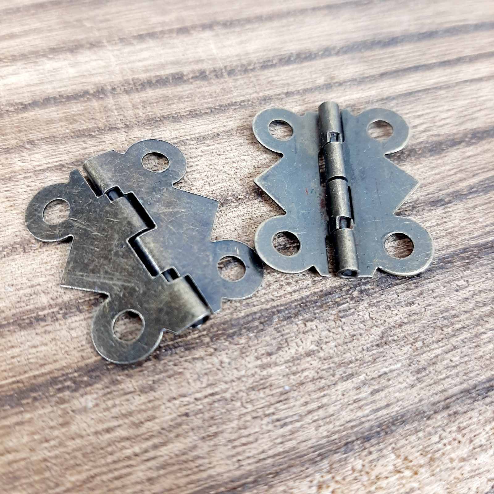 Петля В-018-3 стара латунь 20*17мм