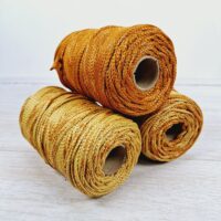 Шнур ПП 5мм 600г/300м без наповнювача №меланж рудий