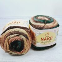 Нако Ангорела (Nako Angorella) 100г/400м 87542 коричнево-зелений