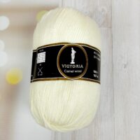 Вікторія Кемел Вул (Victoria Camel wool) 100г/167м 002 молочний