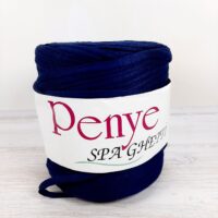 Шнур Бед Ярн Пеня (Bead Yarn Penye) 650г/120м темно-синій трикотаж