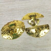 Замок К-030-3 золото 55*43мм