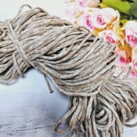 Шнур ПП 5мм 400г/200м без наповнювача №10256 коричнево-сірий