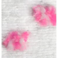 Алізе Понпонелла (Alize Ponponella) 100г/110м 5102 біла з рожевим