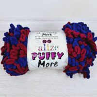 Алізе Пуффі Море (Alize Puffy More) 150г/11.5м 6268 бордо-електрик