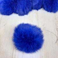 Помпон Кролик 10см темно-синий